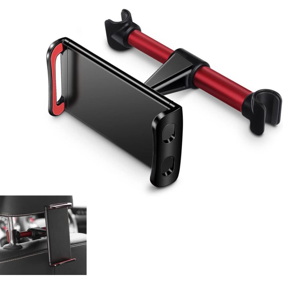 Car Tablet Holder. Car Phone Tablet Holder For Headrest With Universal 360 Rotation (Red) Red 9113374519557