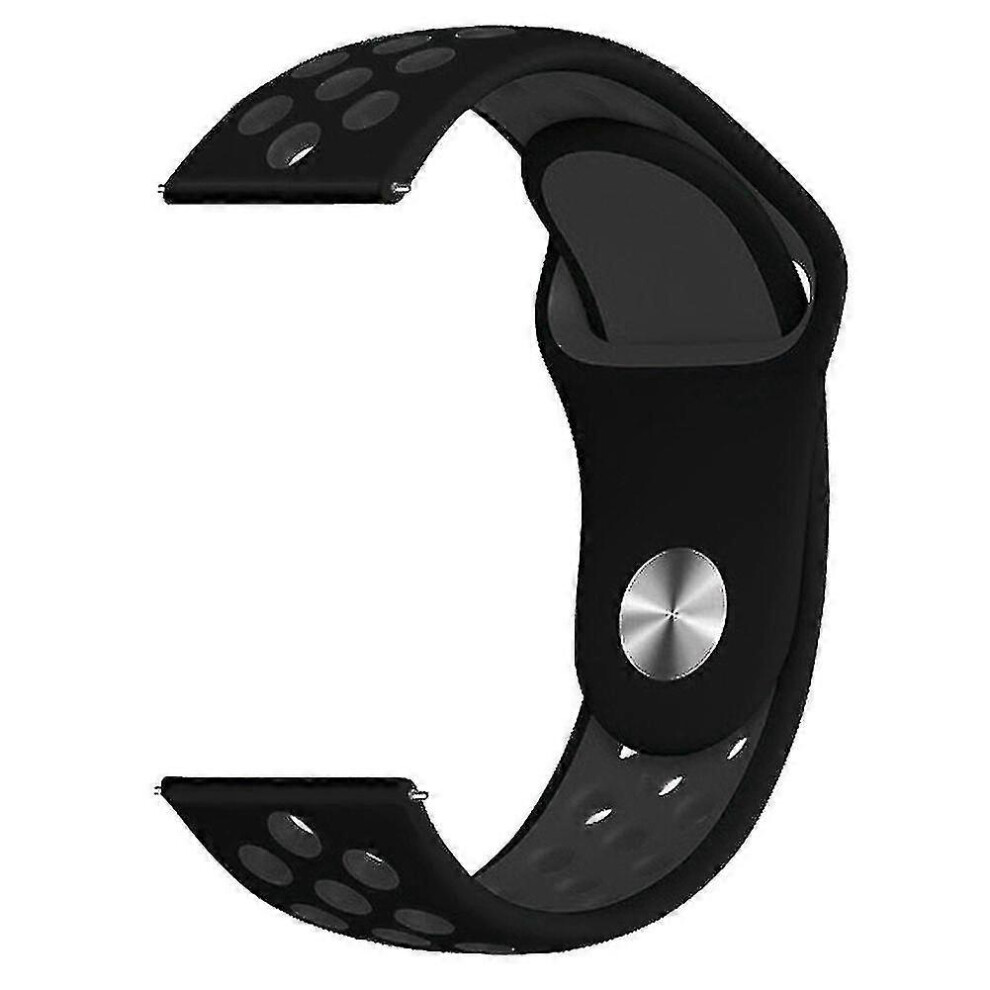(22Mm, T) Watch Belt For Samsung Smartwatch Strap Quick Release Silicone Watch Belt Dual Color 20/22Mm Zekai 5014561757063