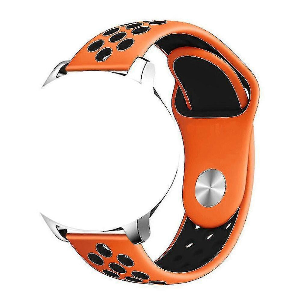 (22Mm, N) Watch Belt For Samsung Smartwatch Strap Quick Release Silicone Watch Belt Dual Color 20/22Mm Zekai 5014561757018