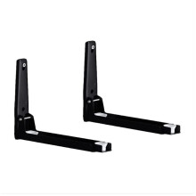 Black microwave wall bracket Stainless steel microwave bracket Suitable for all microwaves. Bearing 50 kg（silver）