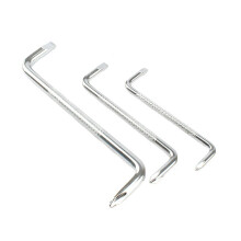Set of 3 Slotted Head Offset Screwdrivers with Magnetics, Z Type Screwdrivers with Philips and Flat Head, Silver