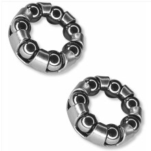 2x Stahl Fahrrad Kugelkäfig Lager 13mm 20mm 7 Ball 4,76mm Universal Rad Achse Hub Fahrrad DIY