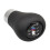 For BMW Series Black Leather Manual Gear Shift Knob With Adapter 2