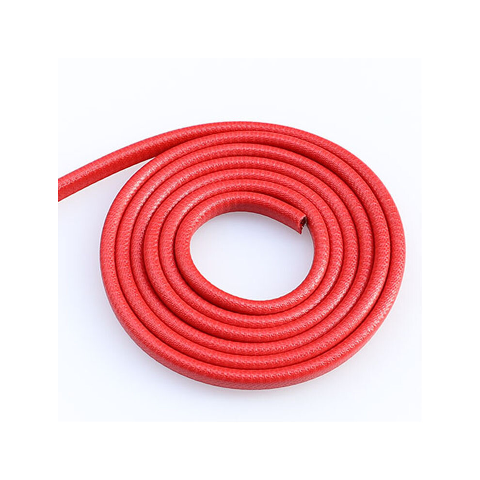 Car Door Edges Guards Cover Rubber Seal U-Shaped Auto Protector Flexible Anti-Collision Door Edges Trim Protection Strips (Red) Red 9113374524155