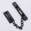 RVS deurketting (zwart) 1