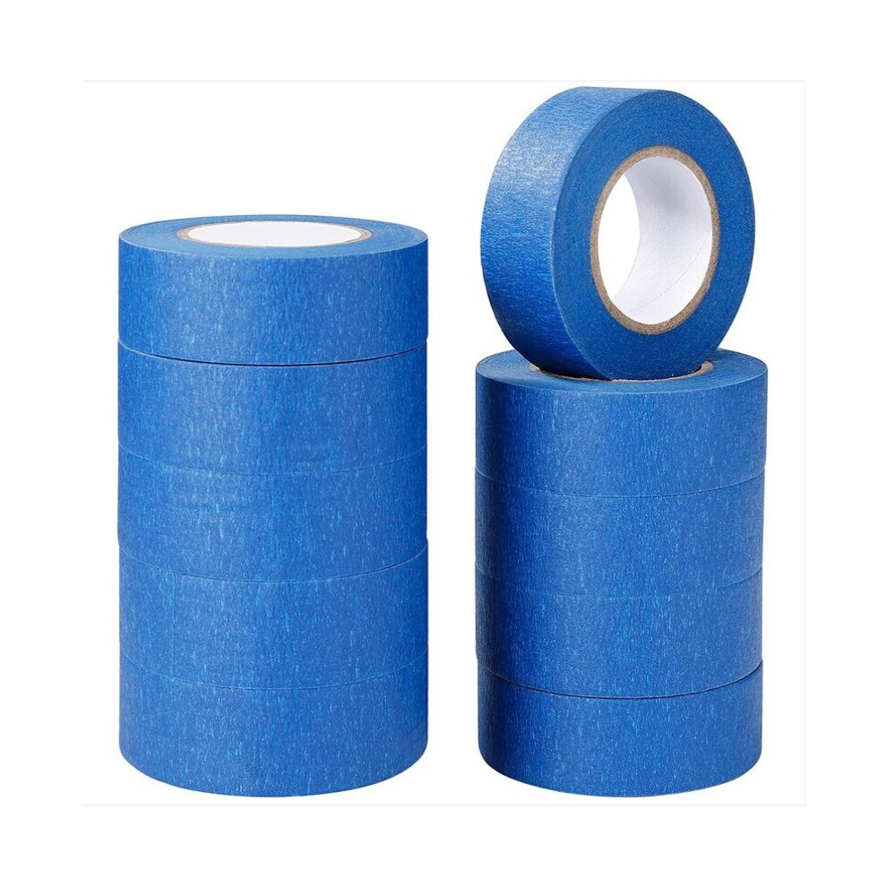 Blue Masking Tape Paint & Decorating Tape For Labels, Spray Painting, Painters, Crafts 10 Rolls 25Mm 20M 9113374525053