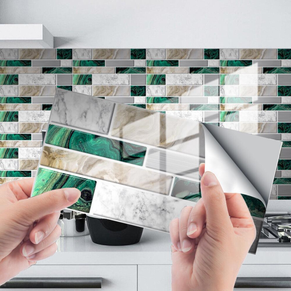 Colle à carrelage rectangulaire (vert, 48 pcs)