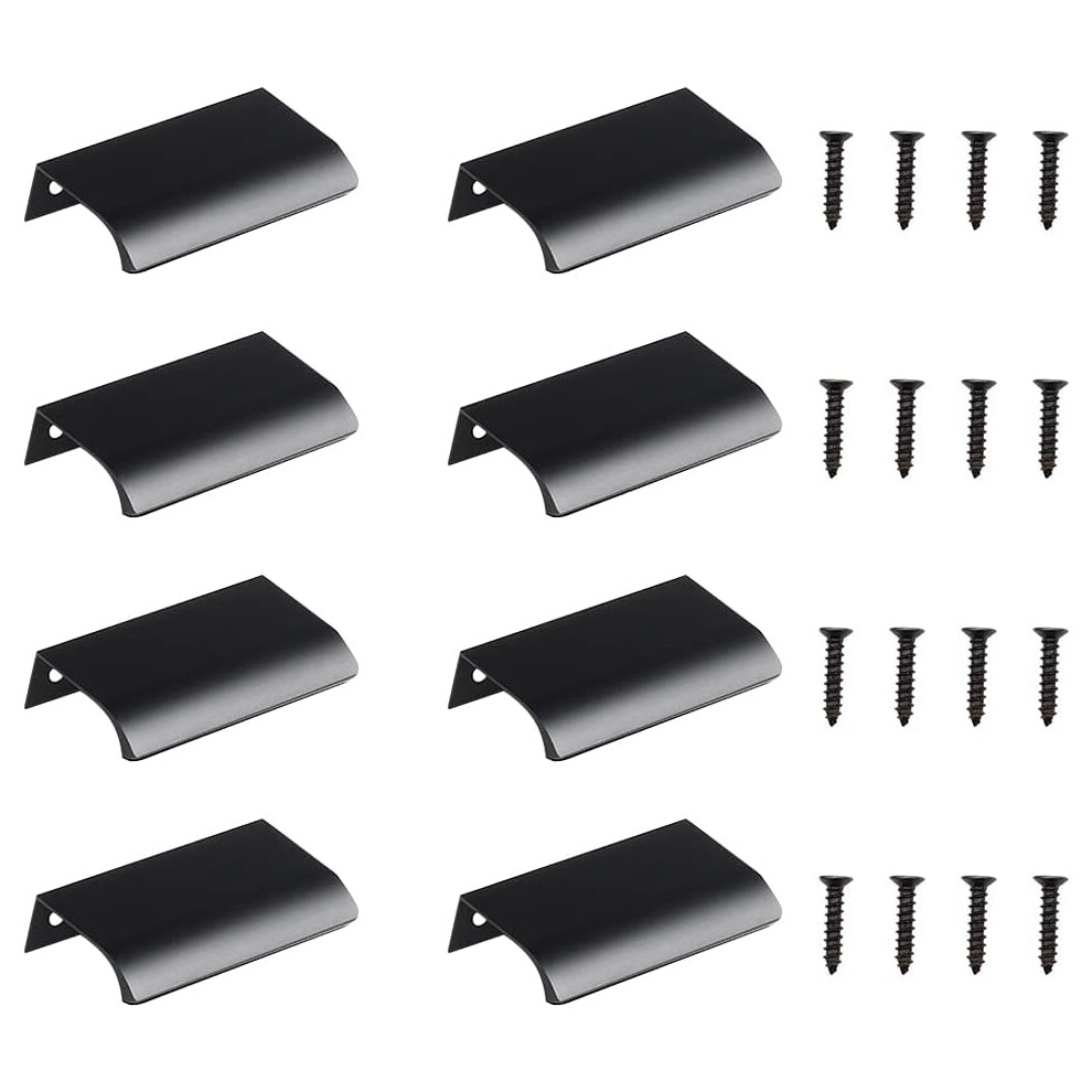 Concealed Handle, 8 Pieces Invisible Drawer Handle, Flush Recessed Handle, Furniture Handle, Kitchen Furniture Handle, Concealed Door Handles With Scr 9113374525657