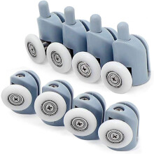 23 mm Schiebetürrolle, 8 Duschtürrollen, verstellbare Rolle, Doppelrolle, Lenkrolle, Laufrollen, Führungen, Duschtür, Badezimmerersatz