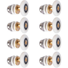 Duschtür - Rollenlenkrad für Duschtür Gleitrollen Türrolle Ersatzrad 8 Stück 23 mm