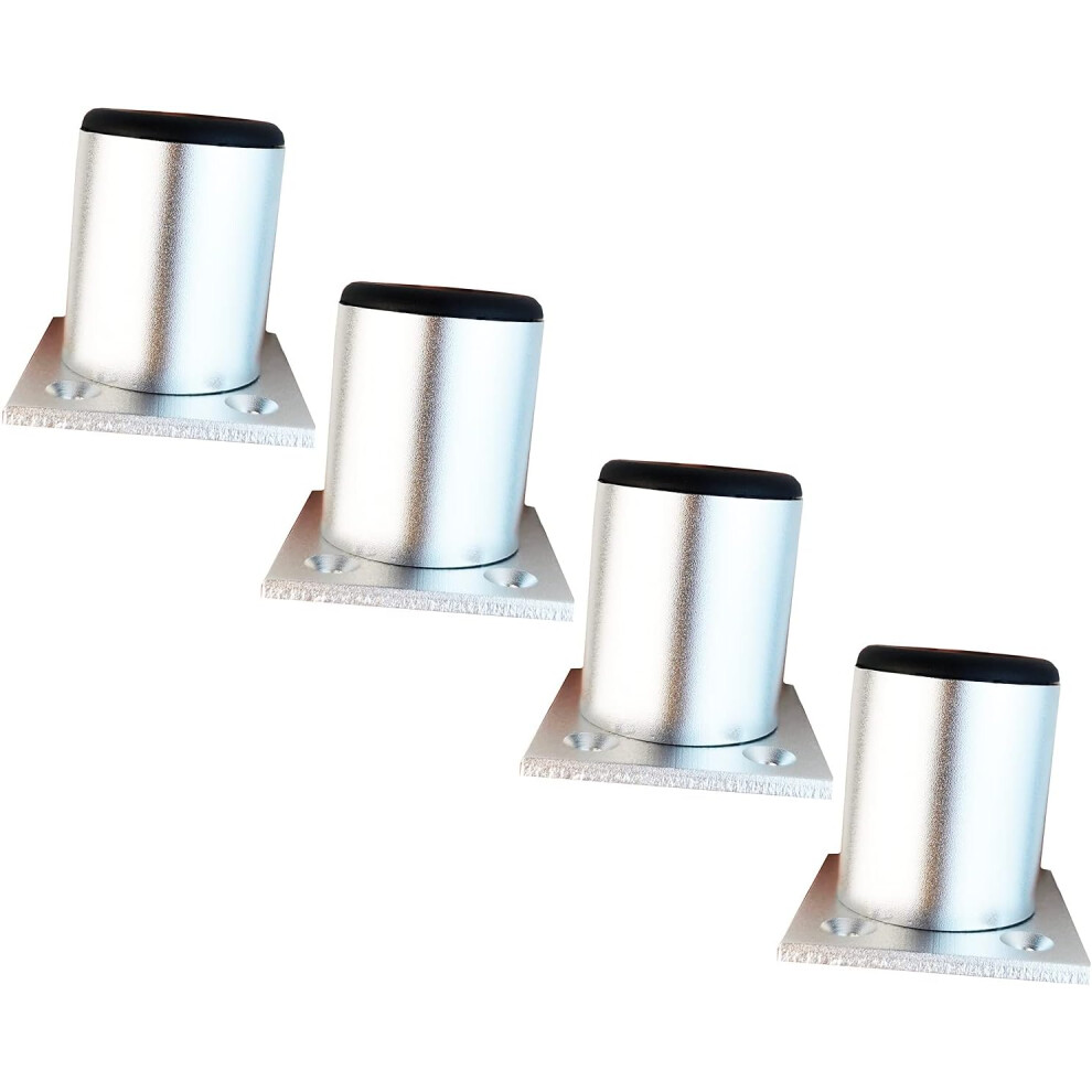 4 Adjustable Legs 5Cm Height Thicken Cabinet Legs Table Legs Furniture Legs, Aluminum Alloy Furniture Legs, Adjustable Height 0-15Mm Come With Stainle 9113374528184