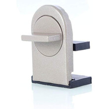 Bloccante grigio per porte e finestre scorrevoli per la sicurezza dei bambini e antifurto (1 pz)