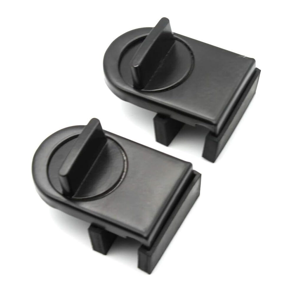 Blocker For Sliding Doors And Windows For Baby Safety And Anti-Theft (2 Pcs) Black Lifeasy