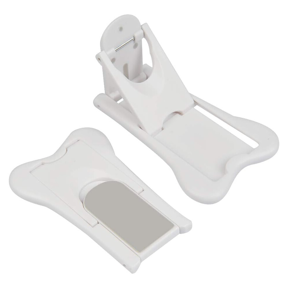 Lot de 2 butées de porte coulissante, verrou de sécurité pour bébé, verrou de sécurité pour placard, butée de fenêtre sans perçage