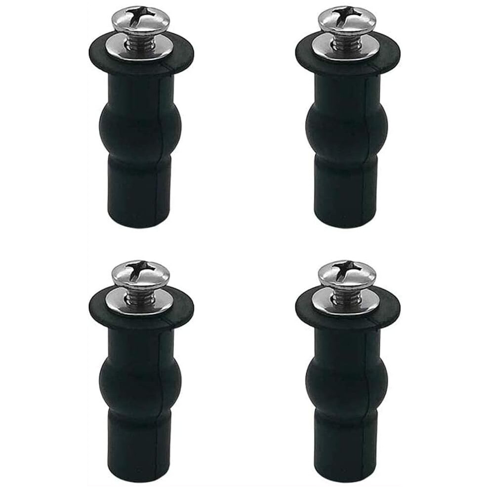Wc Seat 2 Pairs Rubber Expanding Bolts, 304 Stainless Steel Wc Fixing Screws Screw Expanding Rubber Toilet Fixing Hinges 9113374529464