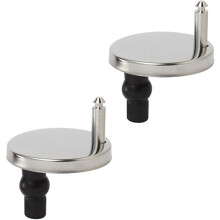 Kit di fissaggio per sedile WC con viti e cerniere Cerniera per sedile WC Cerniera per sedile WC in acciaio inox Viti Accessori Kit di fissaggio (6 cm