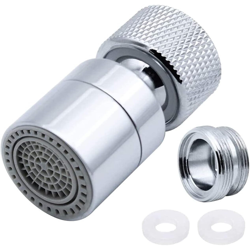 360 Swivel Faucet Aerator Brass 2 Mode Adjustable Kitchen Faucet Filter Bubbler With Nozzle Adapter - For Faucets With M22 External Thread Nozzle Or 9113374529549