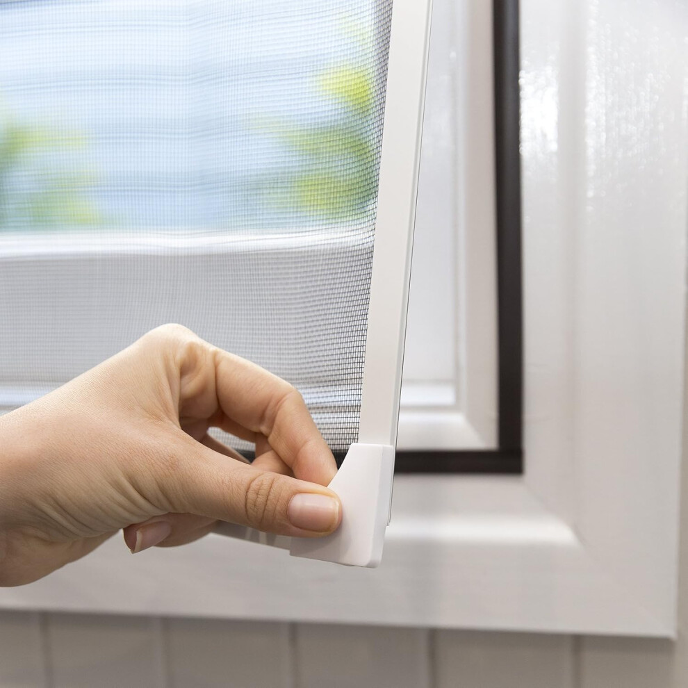 Adjustable Diy Magnetic Fly Screen Window Max 80X 150 Cm With Full Frame Magnetic Strip Easy Installation Fits Any Size Smaller Insect Mesh Mosquito N 9113374530491