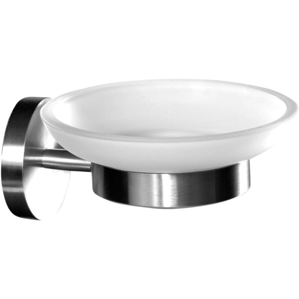 Esclusivo Portasapone In Acciaio Inox - Portasapone Da Bagno Portasapone In Vetro Portasapone Portasapone Da Bagno (Acciaio Inox (Spazzolato))