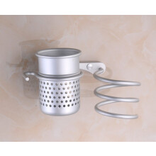 Haartrocknerhalter, multifunktionaler Haartrocknerhalter aus Aluminium, Organizer für Badezimmer