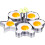 Antihaft-Edelstahl-Spiegeleiform, Eierkochringe, Spiegelei-Pfannkuchen-Omelettform 1