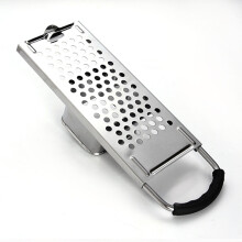 Spätzle Slicer with Dough Slide, Spätzle Disc for Pot Diameter up to 24 cm, Stainless Steel/Plastic, Knöpfle, Black/Silver