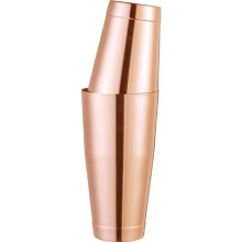 Boston Shaker Cocktail-Set, Kupferfarbe, beschwerter Doppelbecher, 850 ml + 530 ml, Edelstahl (Roségold)