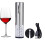 Stainless steel electric corkscrew - portable and rechargeable corkscrew with micro USB type charging cable 5