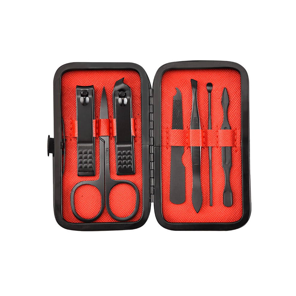 Lifeasy Manicure Pedicure Kit, 7Pcs Professional Nail Clippers Set, Stainless Steel Cuticle Cutter, Pedicure Manicure Kit With Travel Box And Exquisite Home