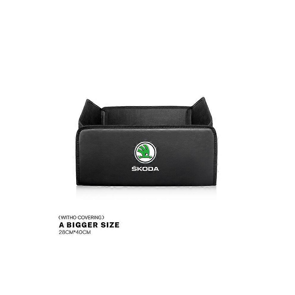 (Skoda B-L) Car Trunk Organizer Box Foldable Storage Tidying Bag Accessories For Skoda Octavia Vrs Rapid Kodiaq Fabia Karoq Superb Scala Kam 5014561759906