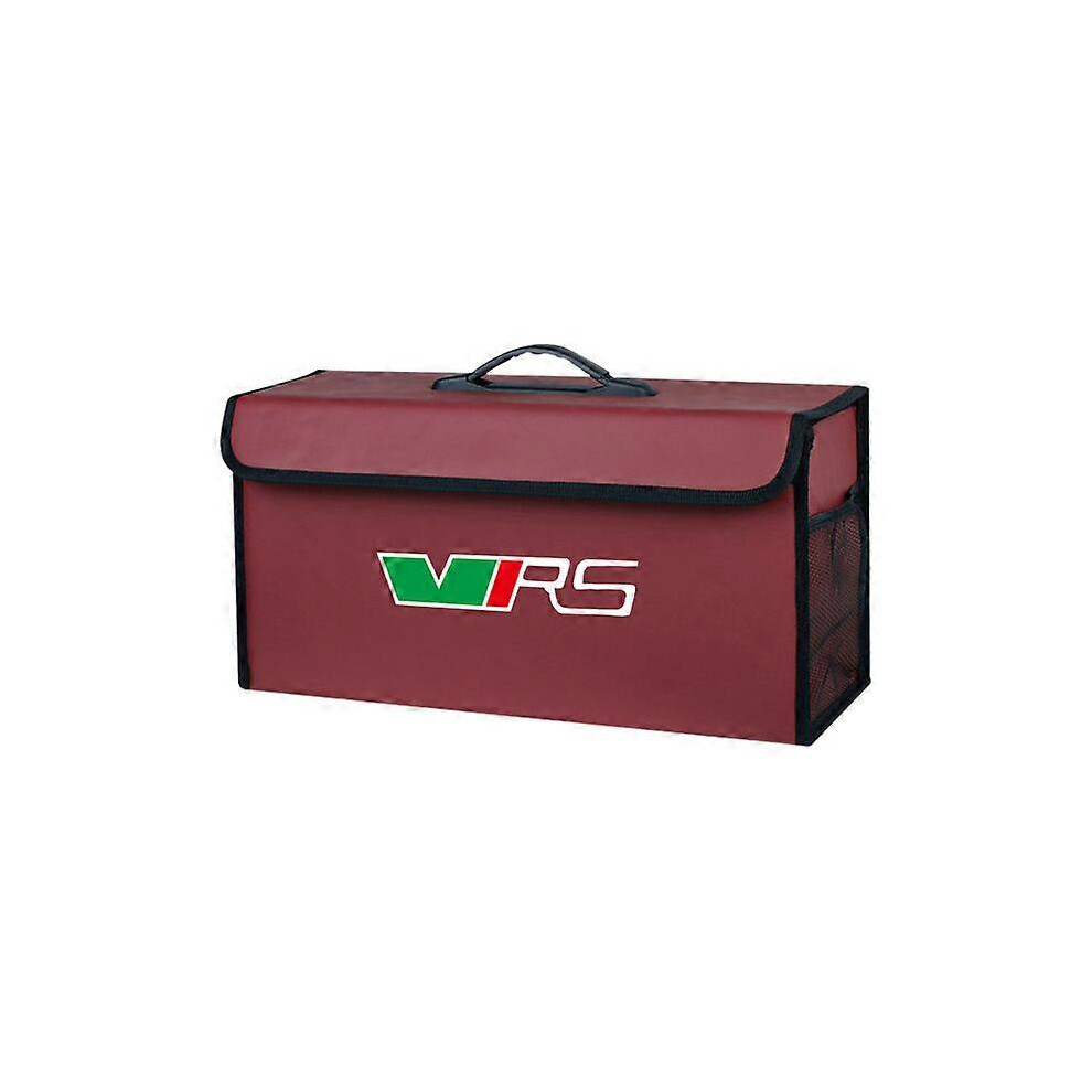 (Vrs C-) Car Trunk Organizer Box Foldable Storage Tidying Bag Accessories For Skoda Octavia Vrs Rapid Kodiaq Fabia Karoq Superb Scala Kam Red 5014561760025