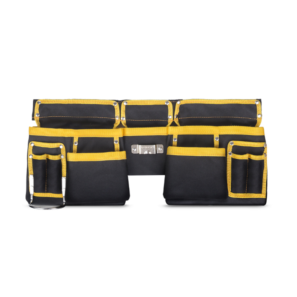 Tool Belt With 11 Pockets, Tool Pouch, Waterproof Oxford Fabric, With Adjustable Straps, For Electricians, Carpenters, Builders 9113374534833