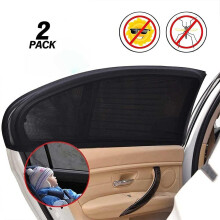 2 parasoles para ventana de coche, bolsa de almacenamiento incluida, parasol para coche para beb?s, ni?os y mascotas, se adapta a la mayor?a de los co