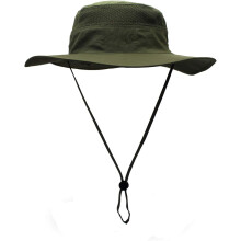 Sun Hat Men Women Foldable Summer Anti UV Fisherman Hat for Traveling, Hiking, Camping, Fishing(Army Green)