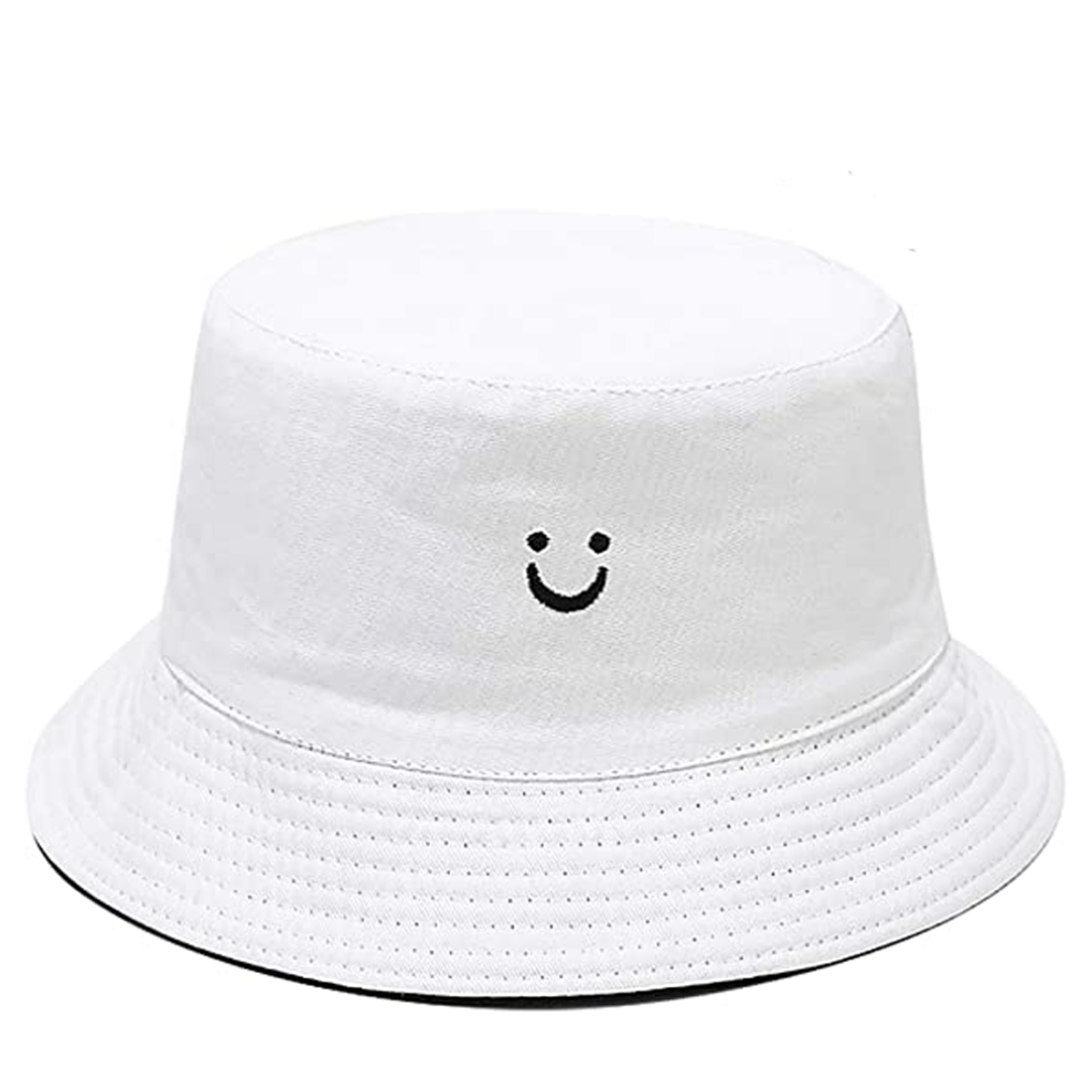 Chapeau de pêcheur pour femme, chapeau de soleil, visière, chapeau de plage réversible et pliable (A)