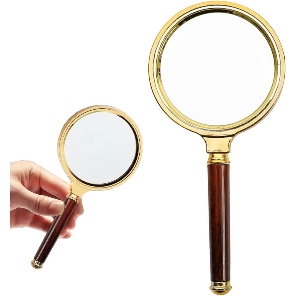 Lifeasy Light 2Pcs Reading Magnifier 10X 80Mm Magnifier And Shatterproof Mirror For Reading High Clarity And Weight For Seniors Reading Magnifier With Jeweler