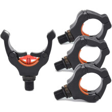 Angelrutenhalter - Ideal zum Karpfenangeln - Für Rod-Pod - Magnetverschluss zur Halterung der Rute - 4er Set
