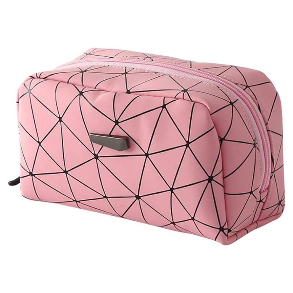 Lifeasy Pink Toiletry Bag For Makeup Brushes - Waterproof, For Women/Girls (Pink)