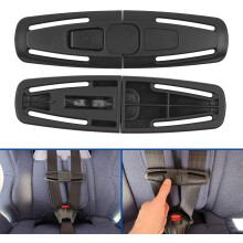 2 pz Fibbia di protezione per seggiolino auto per bambini, inserimento tramite cinghie di sicurezza, solo per cinture di sicurezza staccabili, clip pe