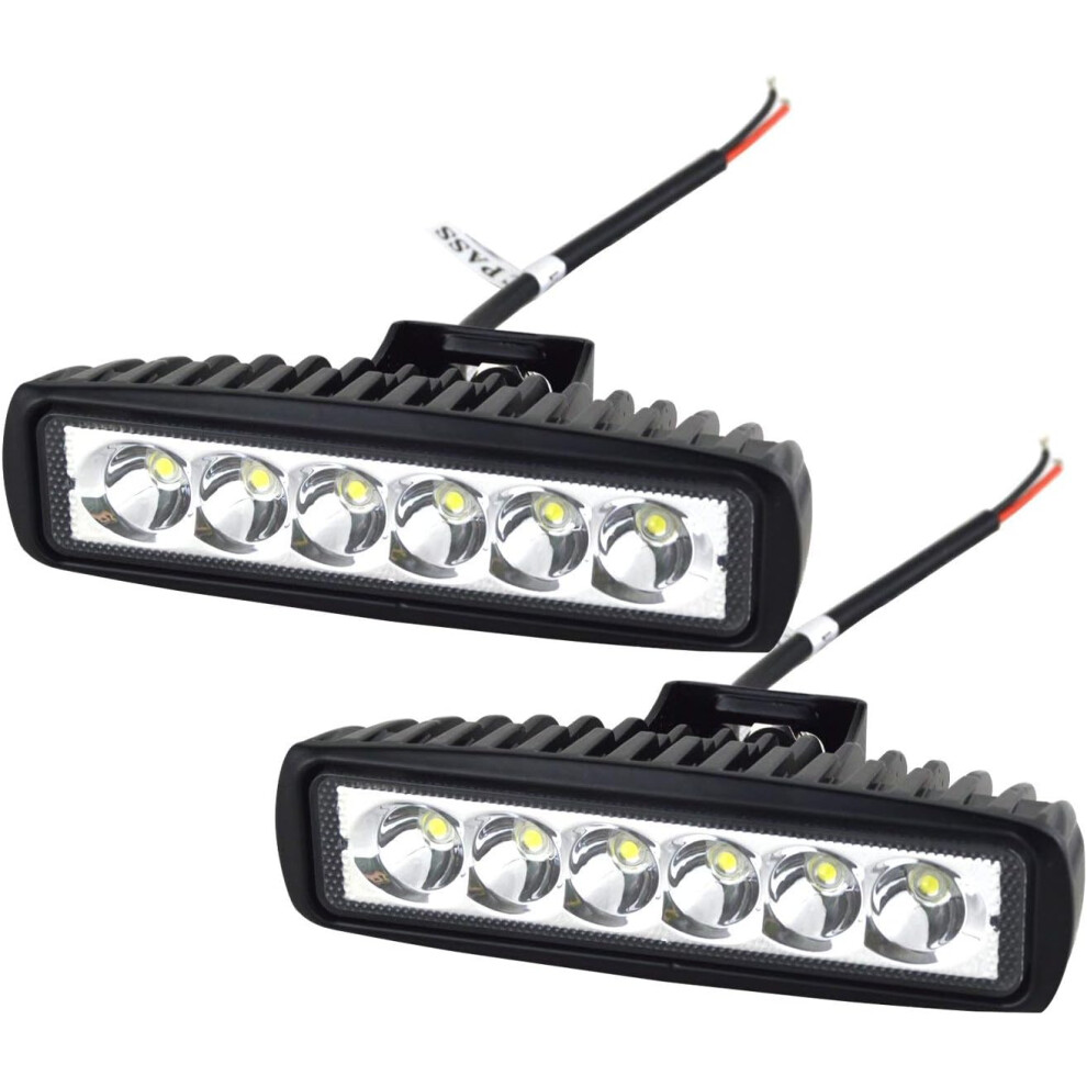 Led Work Led Bar 12V 18W 15Cm Car Led Spot Waterproof Ip67 Spot Fog S Led Work S For 4X4 Motorcycle Car Truck Tractor Suv Boat Light 9113374538480