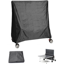 Funda para mesa de ping pong, impermeable y con protecci?n contra rayos UV para mesa de ping pong 150?70?150 cm color negro