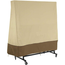 Outdoor Ping Pong Table Cover, Waterproof Table Tennis Tarp, Windproof UV Resistant Table Tennis Table Cover 165 x 70 x185 cm(A)