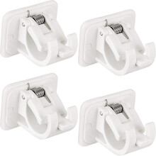 Supporto per asta per tende autoadesivo, ganci per tende, supporto per asta di fissaggio, supporti per asta per tende da parete, ganci per asta per as