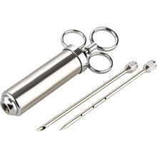 Marinade-injector van roestvrij staal - 60 ml marinadespuit