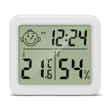 Home Thermometer LCD Digital Indoor Hygrometer Thermometer Temperature Humidity for Living Room Warehouse Baby Room Cloakroom