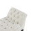 Living And Home Creamy-white Armed Velvet Buttoned Bed Bench 4