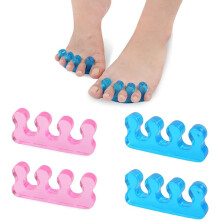 2 paia di separatori per dita in silicone, divaricatori per dita, alleviano l'alluce valgo, correzione dell'alluce valgo, rilassano le dita, alleviano