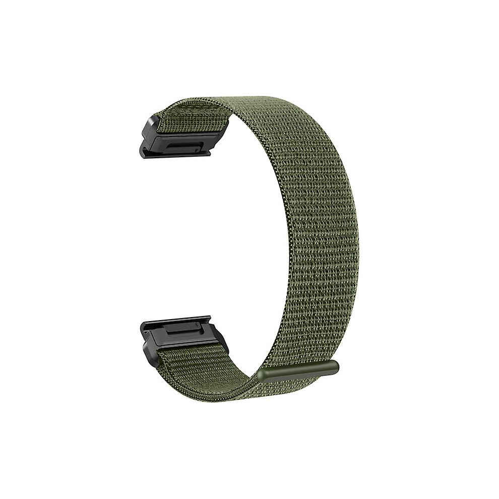 (Army 26Mm) For Garmin Fenix 7X 6X Pro 5Xhealthy: Madenylon Band Fenix 7 6 955 Instinct 22Mm26mm Quick Release Nylon Replacement Wrist Band Green