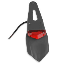 (Black) For BETA 50 125 200 250 300 350 390 400 430 450 480 498 500 520 RR RRS RS 2T 4T Enduro Dirt Bike Fender LED Stop Rear Tail Light