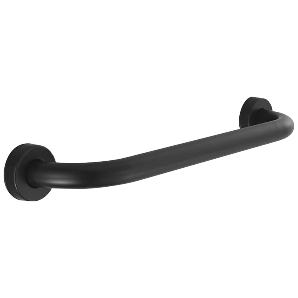 Lifeasy Black Toilet Grab Bar Stainless Steel Bathtub Handle Wall Mounted Towel Holder Bathroom Bathtub Handle, (40Cm)